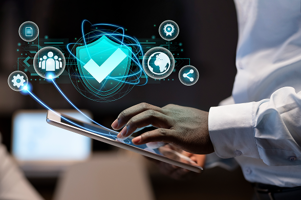 Cybersecurity illustration